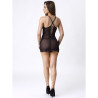 Livco Corsetti Fashion - Antonella Lc 20203 Babydoll + String Noir L/Xl